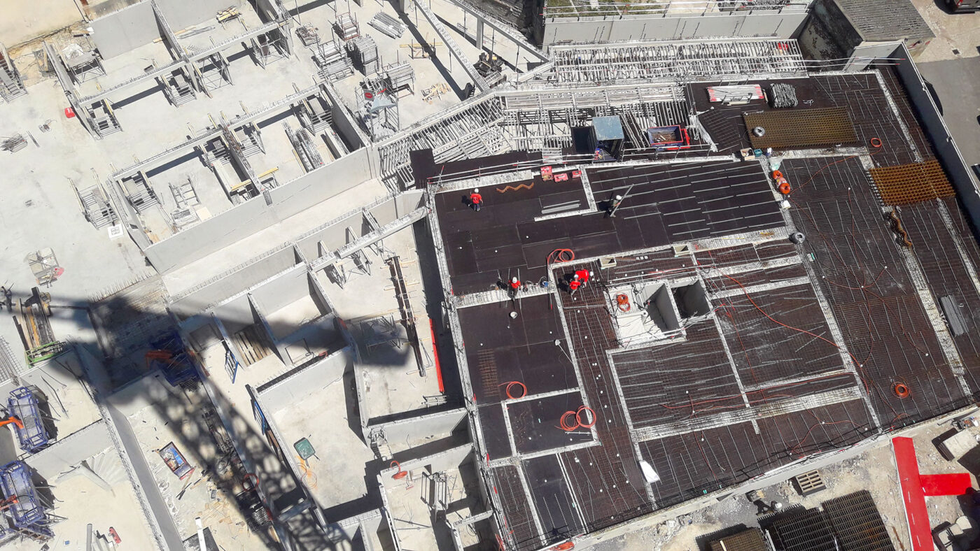 Construction de l'ensemble immobilier et tertiaire Apollo
