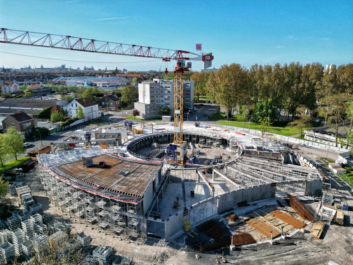 Réalisation de gros œuvre - quartier Banc Vert à Dunkerque