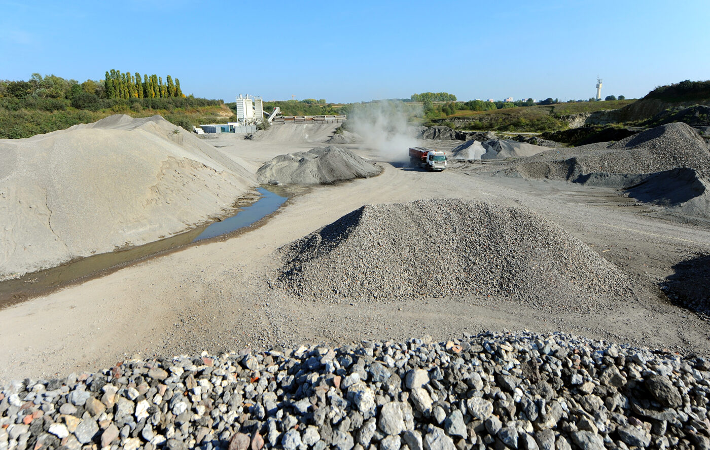 Plateforme de recyclage de matériaux à Haubourdin