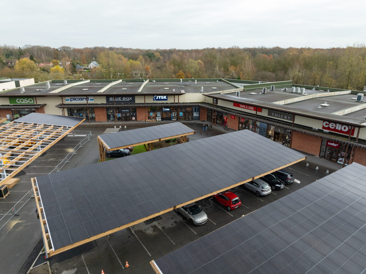 Photovoltaïque en ombrières