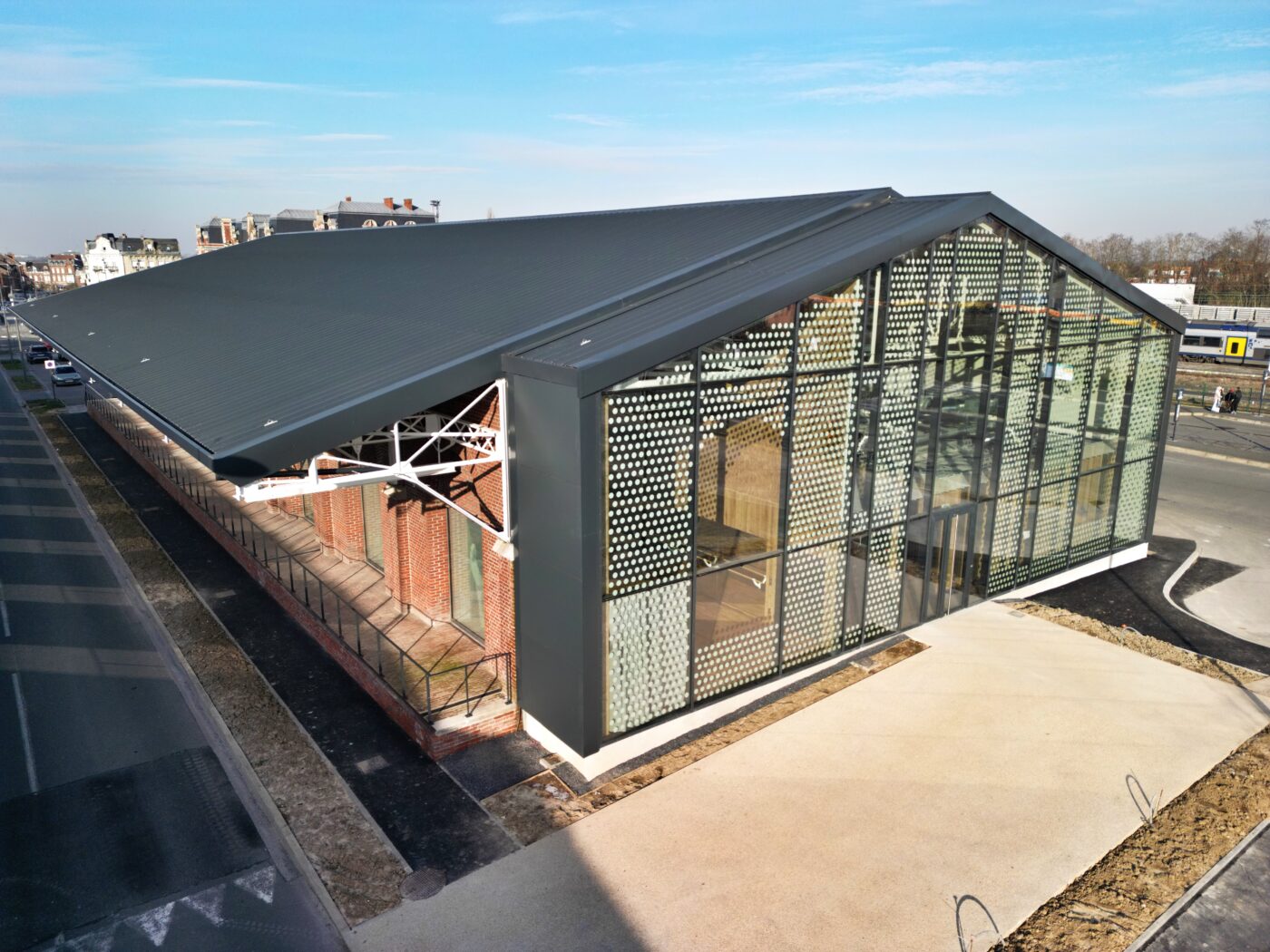 Vue drone - Collège robert-Badinter