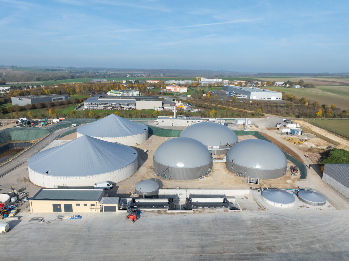Méthaniseur du Coquelicot - vue drone