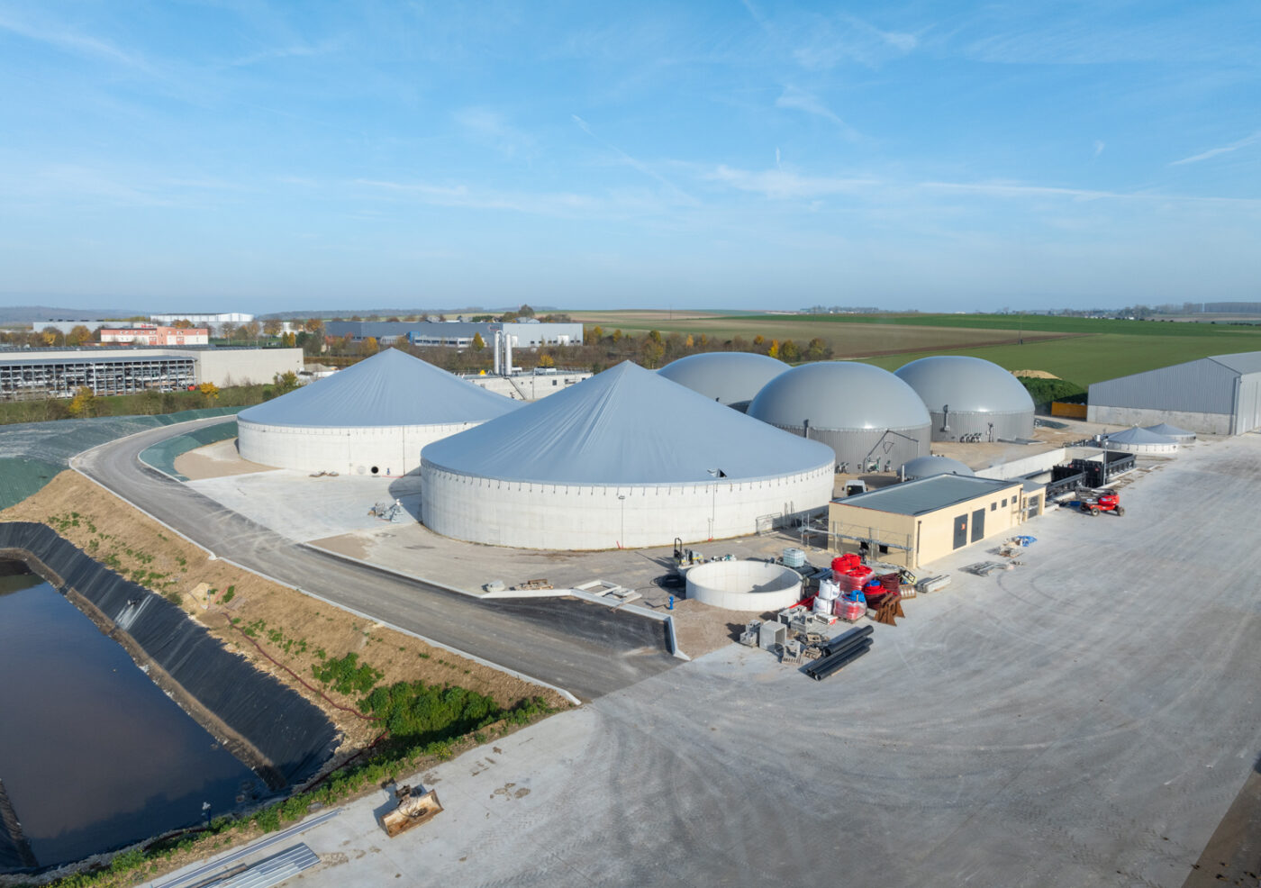 Méthaniseur du Coquelicot - vue drone