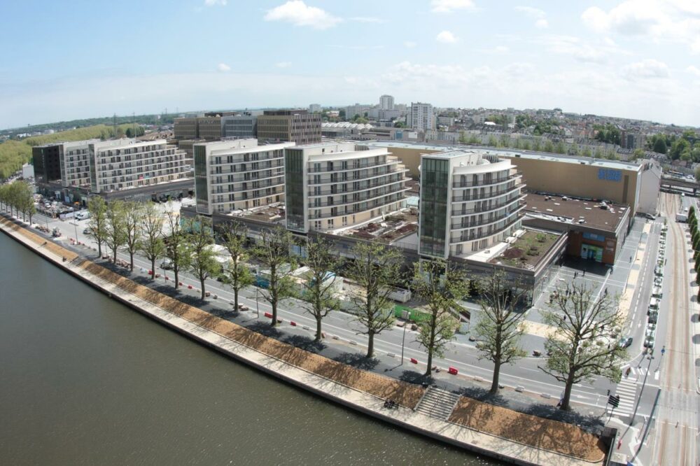 Les rives de l'Orne à Caen