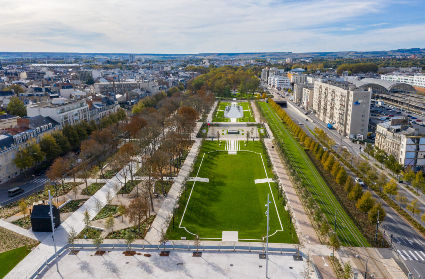 Basses et hautes promenades de Reims