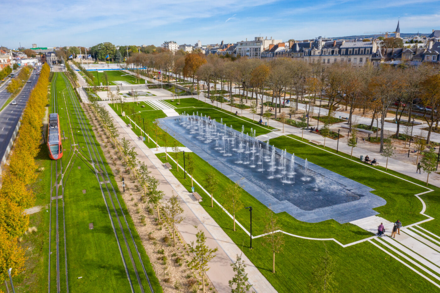 Basses et hautes promenades de Reims